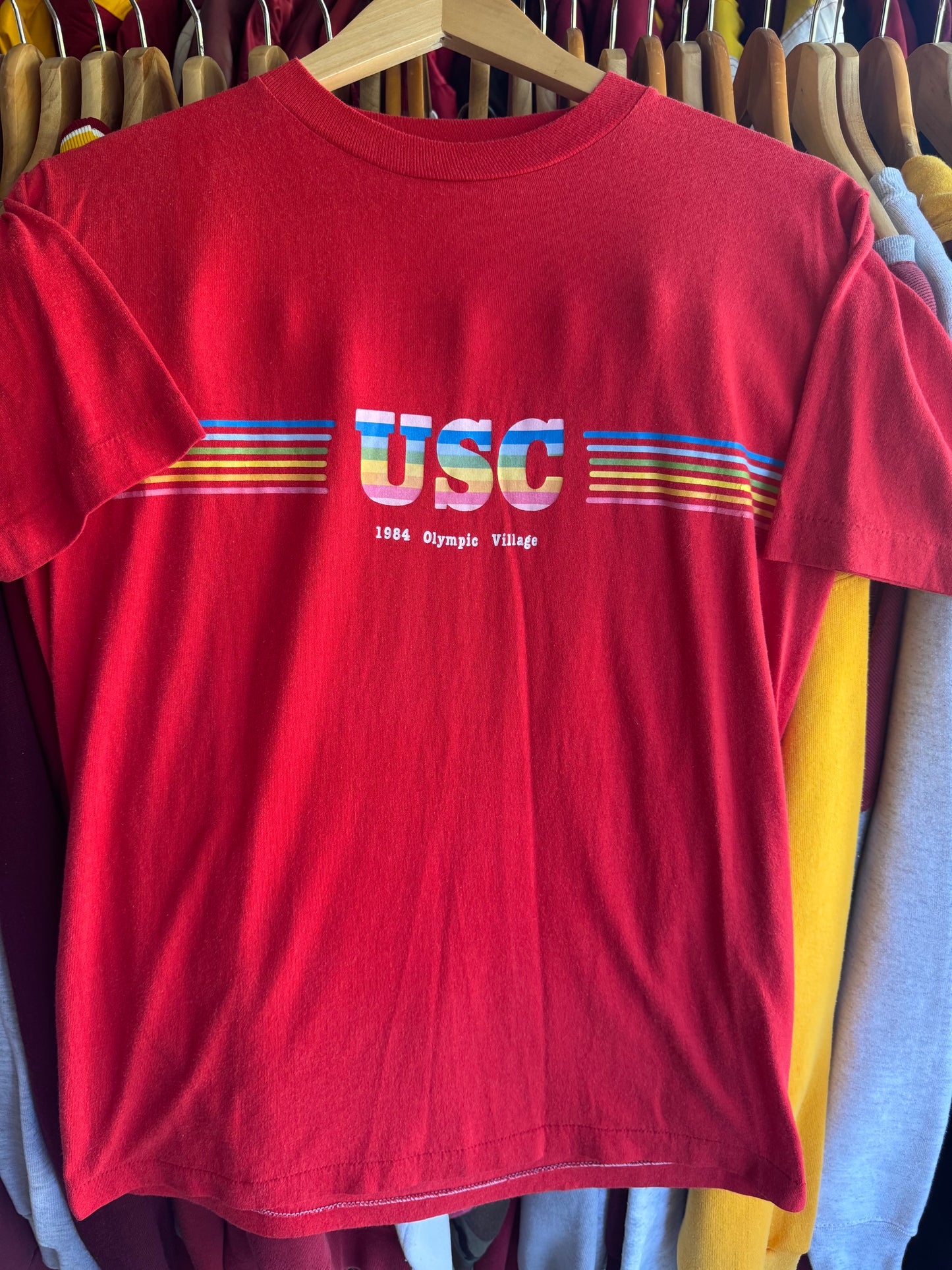 Vintage USC Olympic Village Tee Small