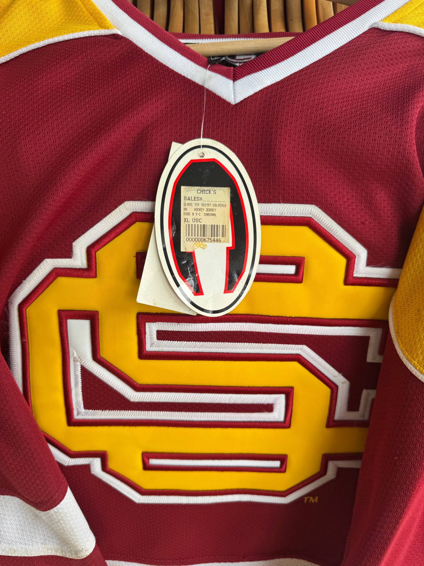 Vintage USC Trojans Hockey Jersey XL NWT
