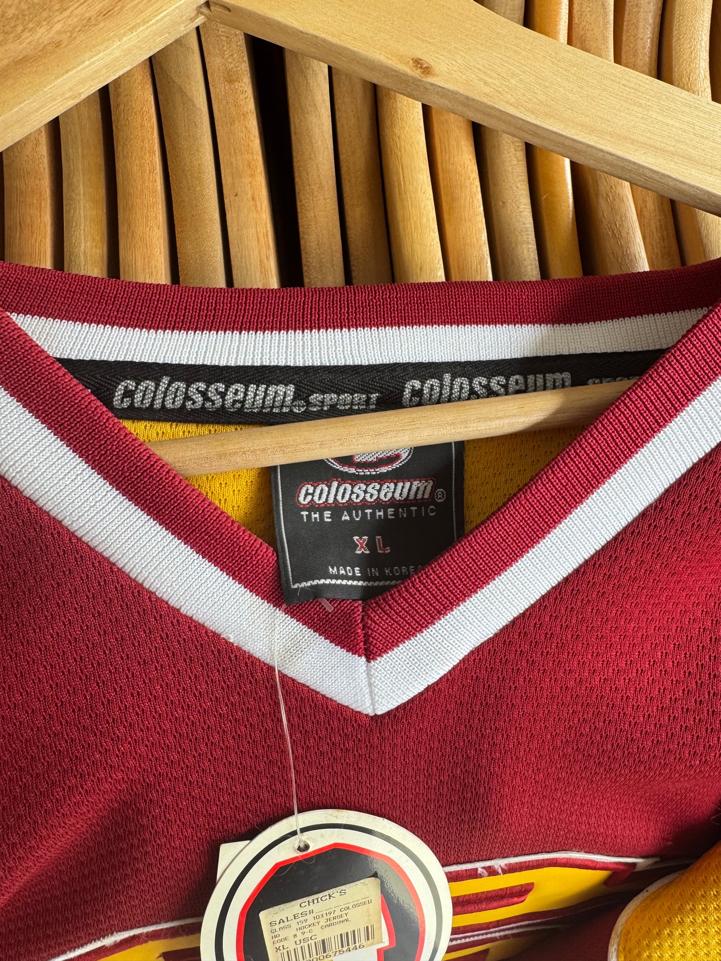 Vintage USC Trojans Hockey Jersey XL NWT