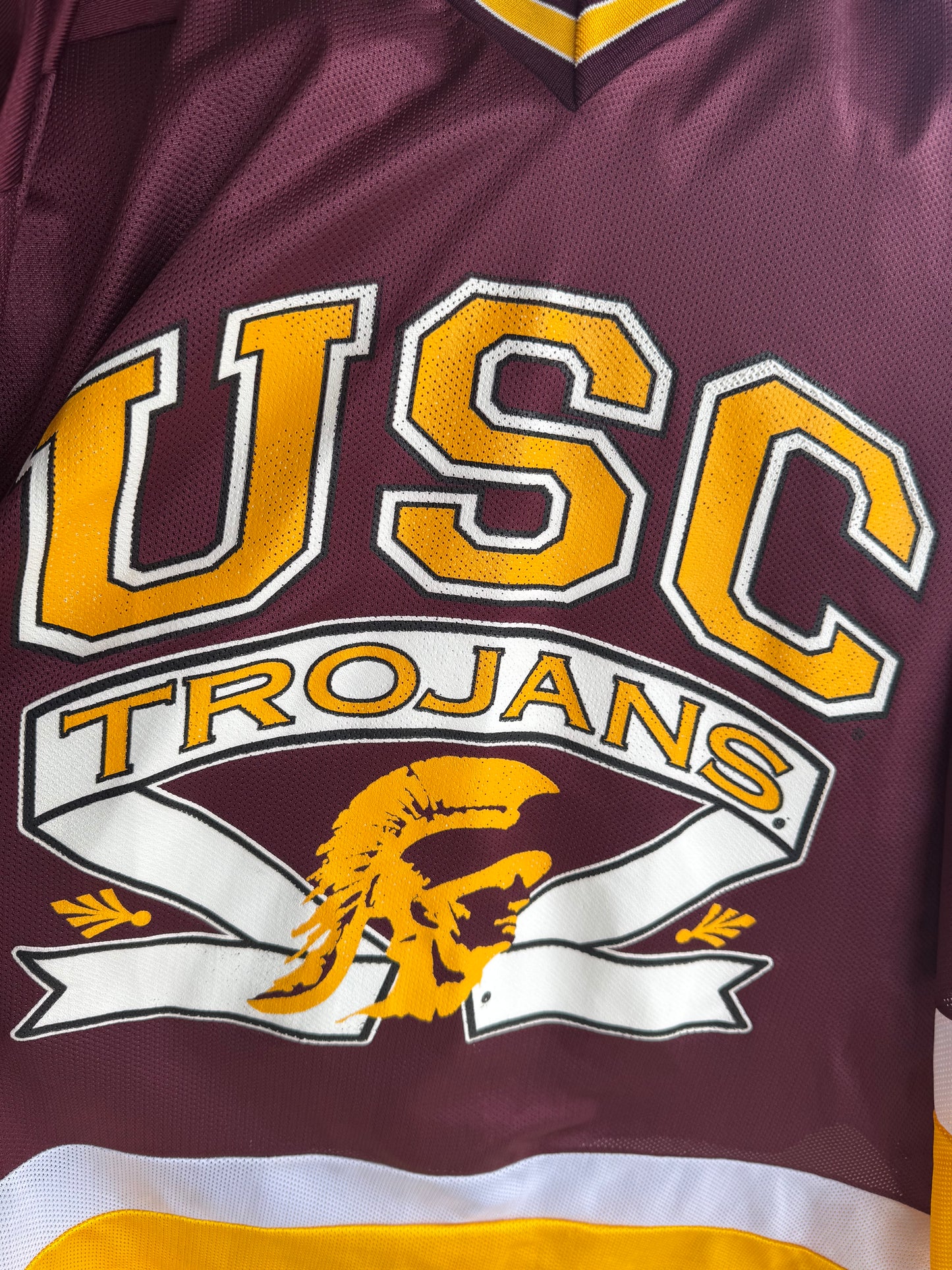 Vintage USC Trojans Hockey Jersey Large