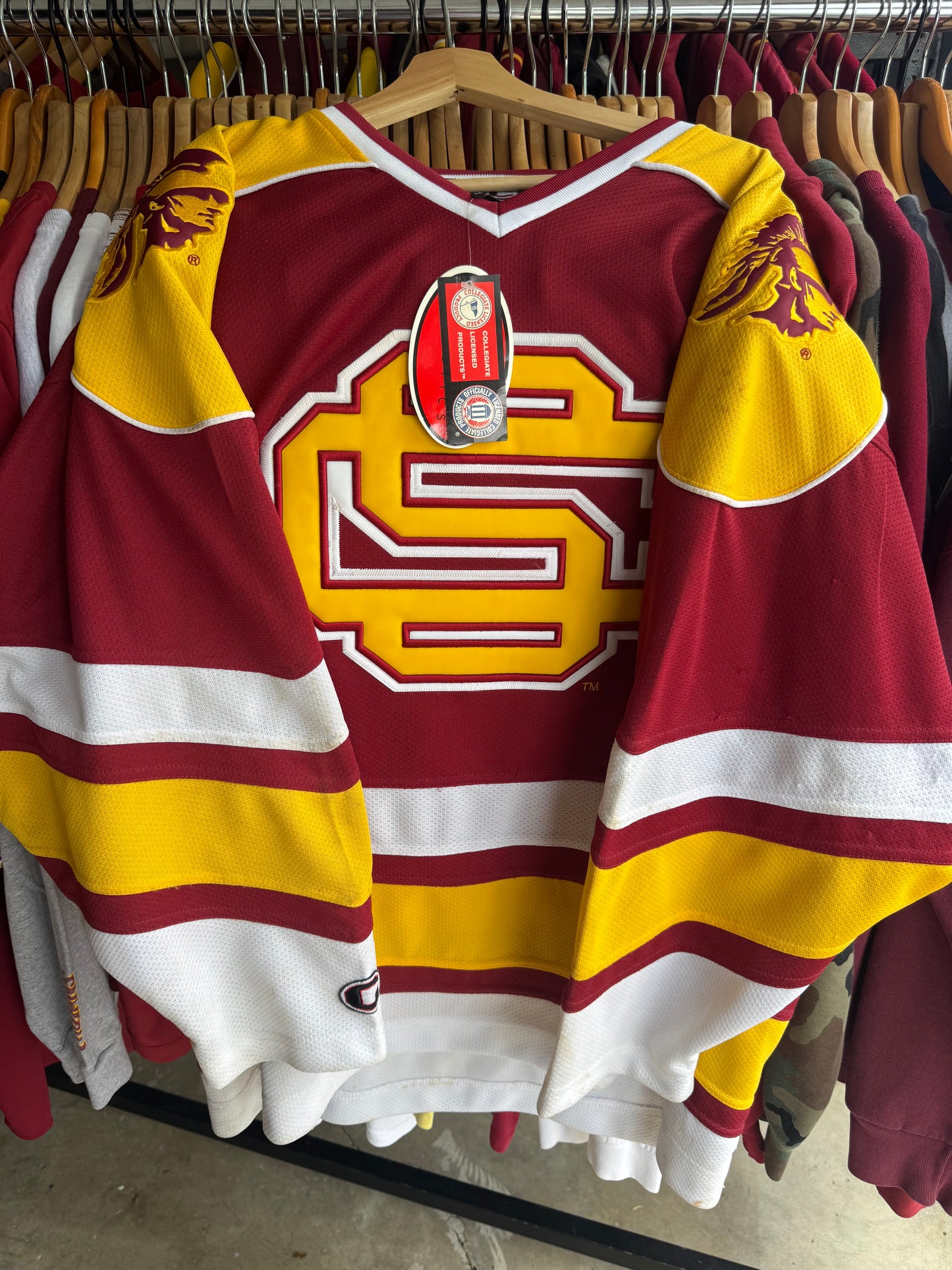Vintage USC Trojans Hockey Jersey XL NWT